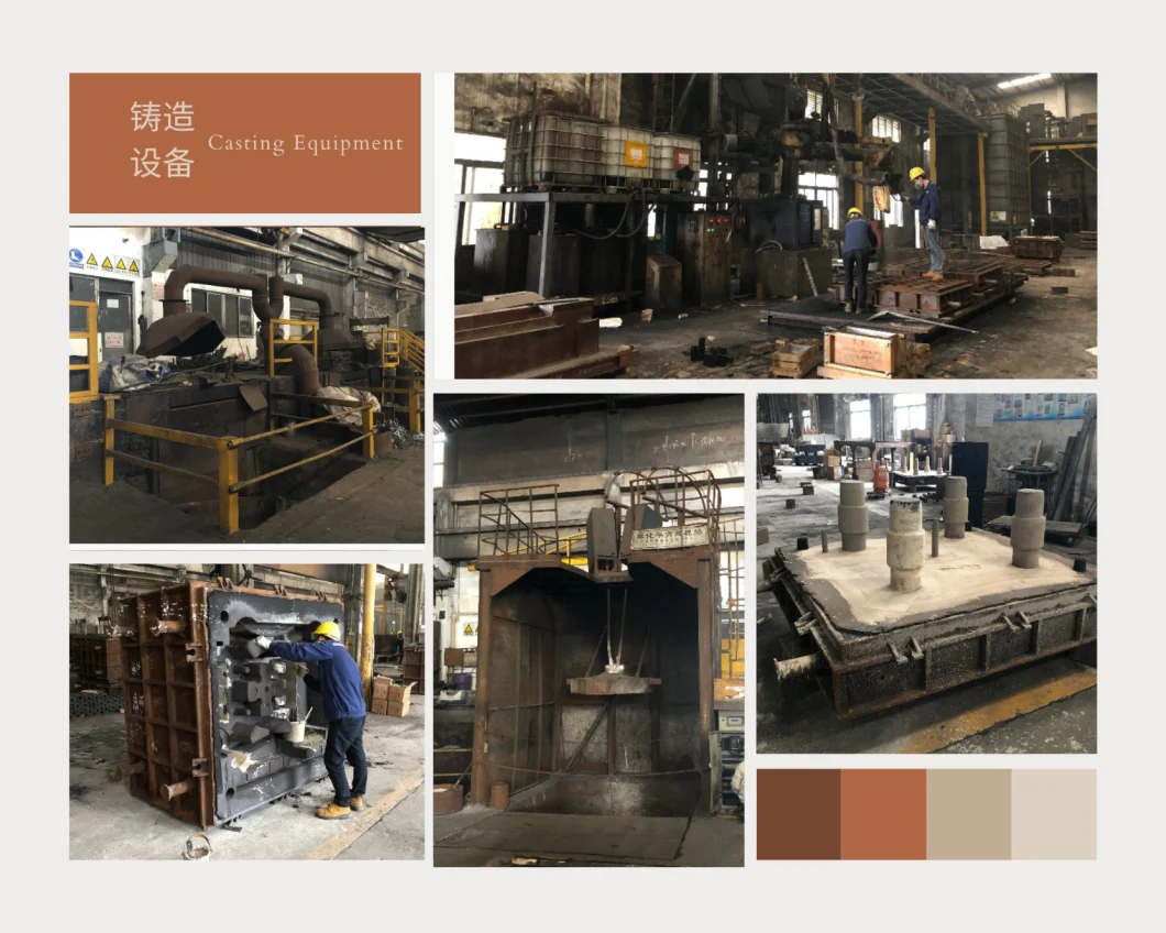 China Foundry Cast Iron Large Size Machinery Parts in Resin Sand Core