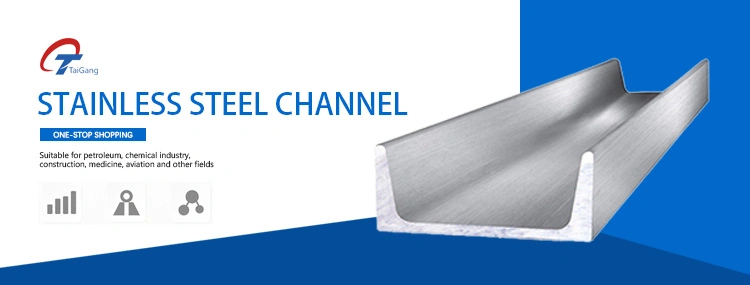 China Hot Sale 304 Stainless Steel Channel Price Stainless Steel C Channel Profile Sizes